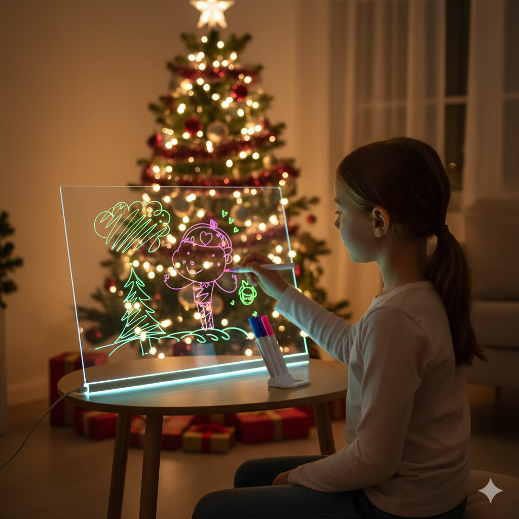 Pizarra Lampara LED Acrílica +7 Colores